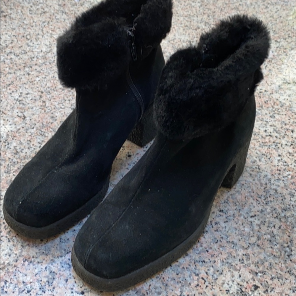 Lined boots